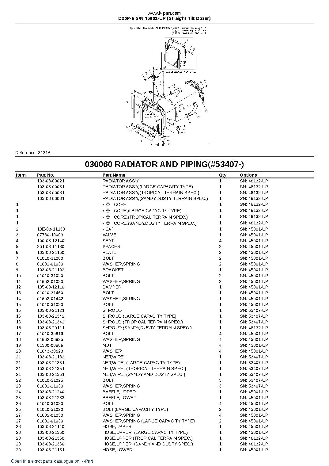 D20P-5 S/N 45001-UP (Straight Tilt Dozer) – sample page 8