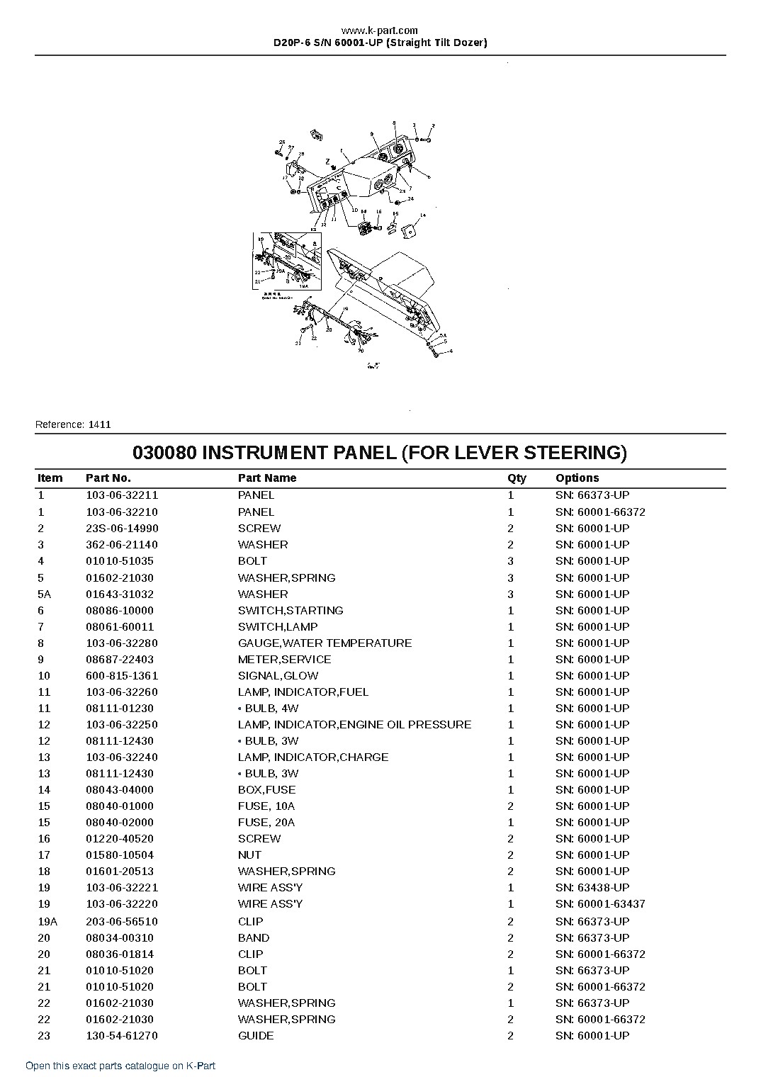 D20P-6 S/N 60001-UP (Straight Tilt Dozer) – sample page 10
