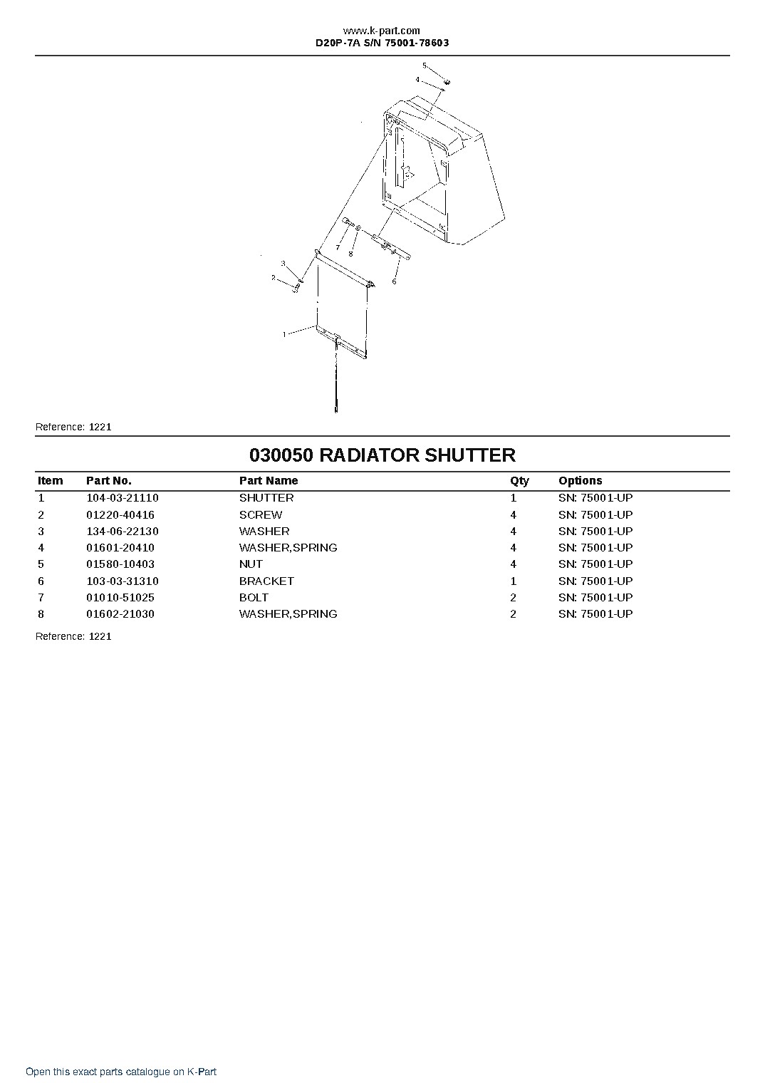 D20P-7A S/N 75001-78603 – sample page 7