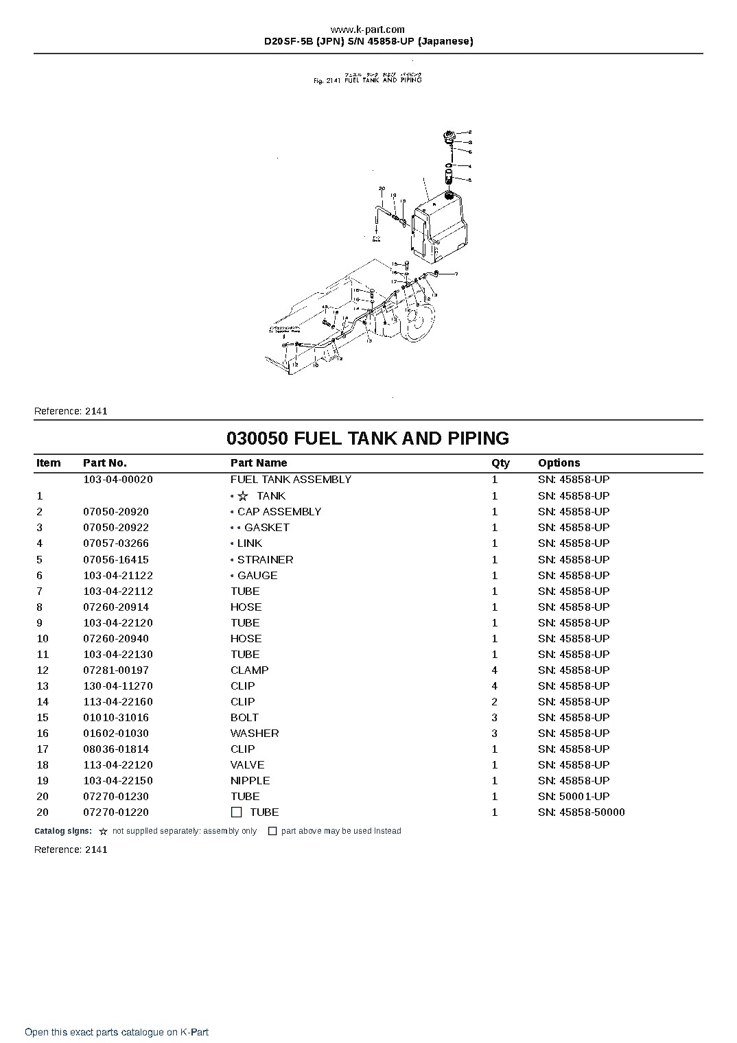 D20SF-5B (JPN) S/N 45858-UP (Japanese) – sample page 7 D20SF-5B (JPN) S/N 45858-UP (Japanese) – sample page 7