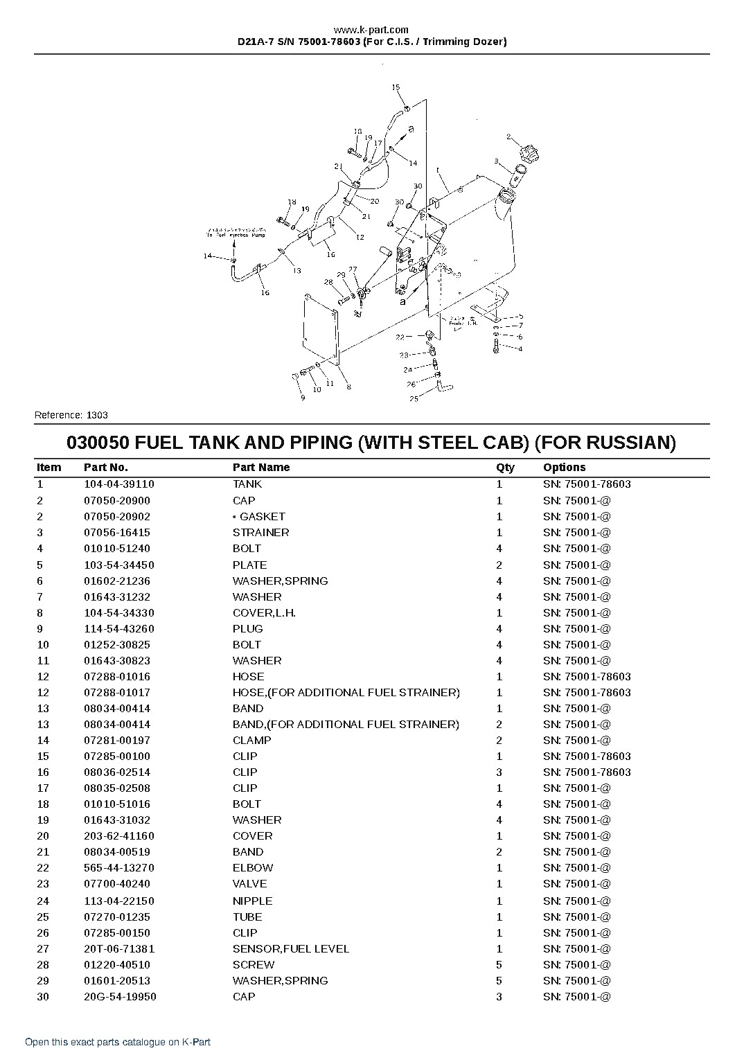 D21A-7 S/N 75001-78603 (For C.I.S. / Trimming Dozer) – sample page 8 D21A-7 S/N 75001-78603 (For C.I.S. / Trimming Dozer) – sample page 8