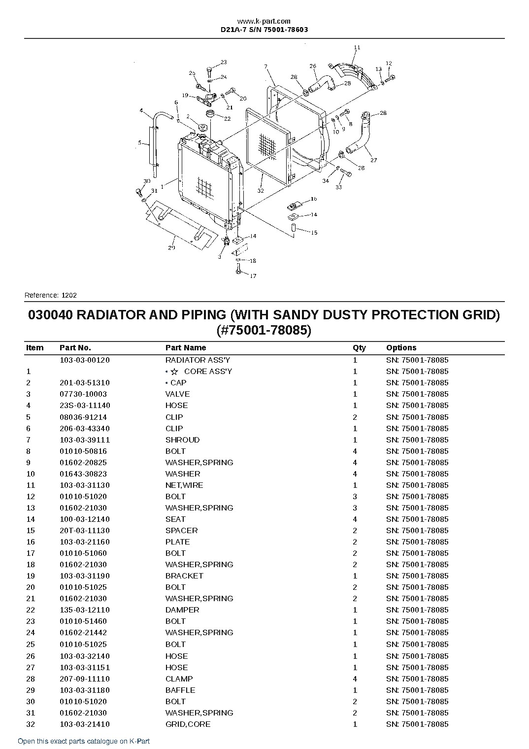 D21A-7 S/N 75001-78603 – sample page 6 D21A-7 S/N 75001-78603 – sample page 6