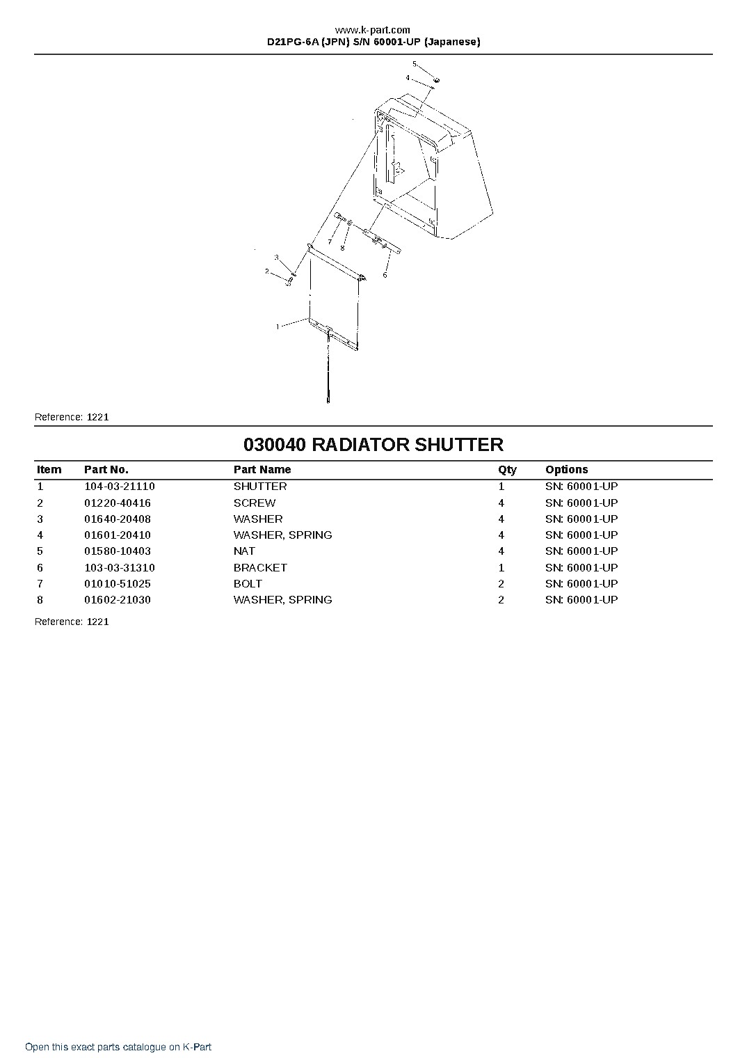 D21PG-6A (JPN)  S/N 60001-UP (Japanese) – sample page 6