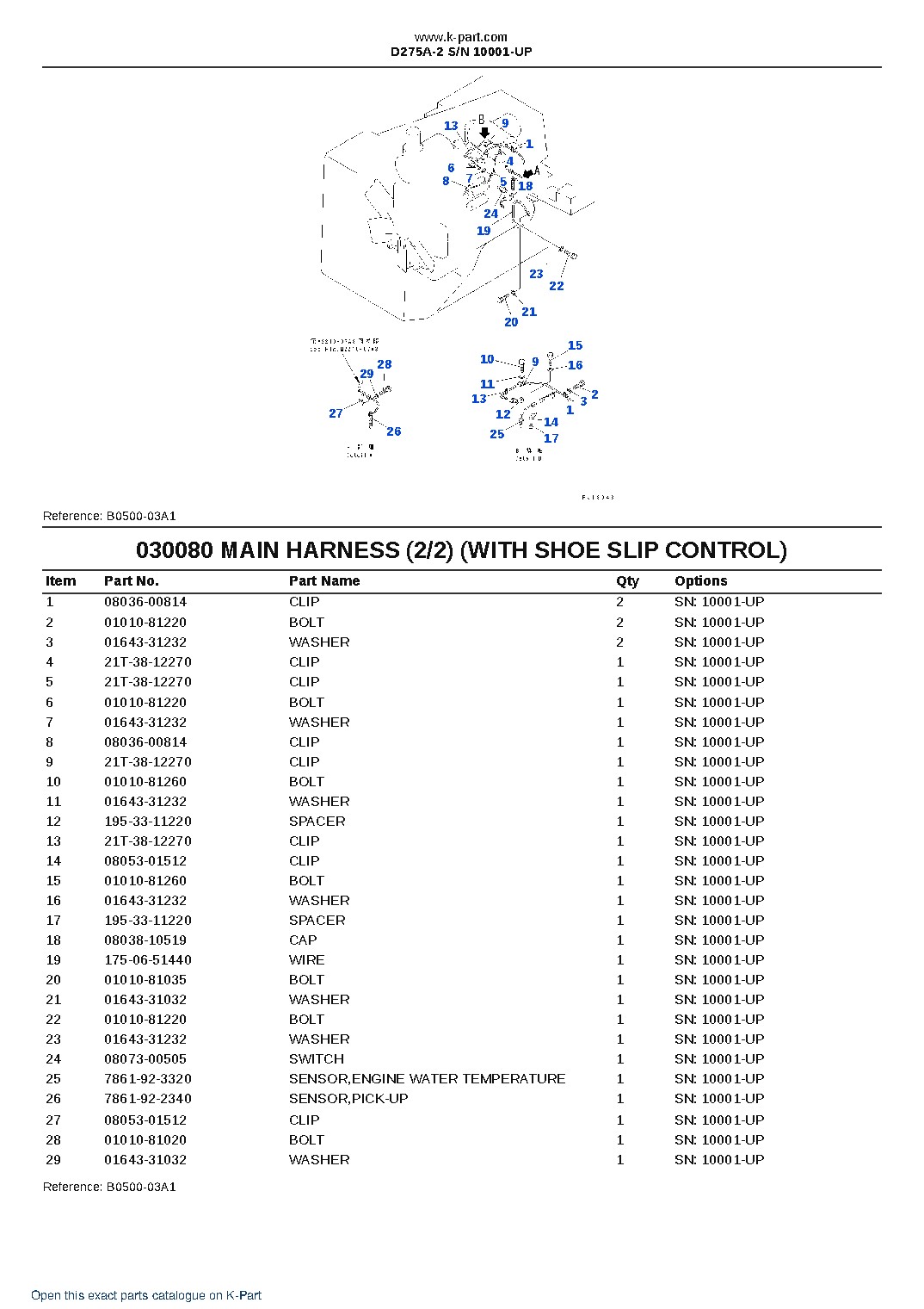 D275A-2 S/N 10001-UP – sample page 10