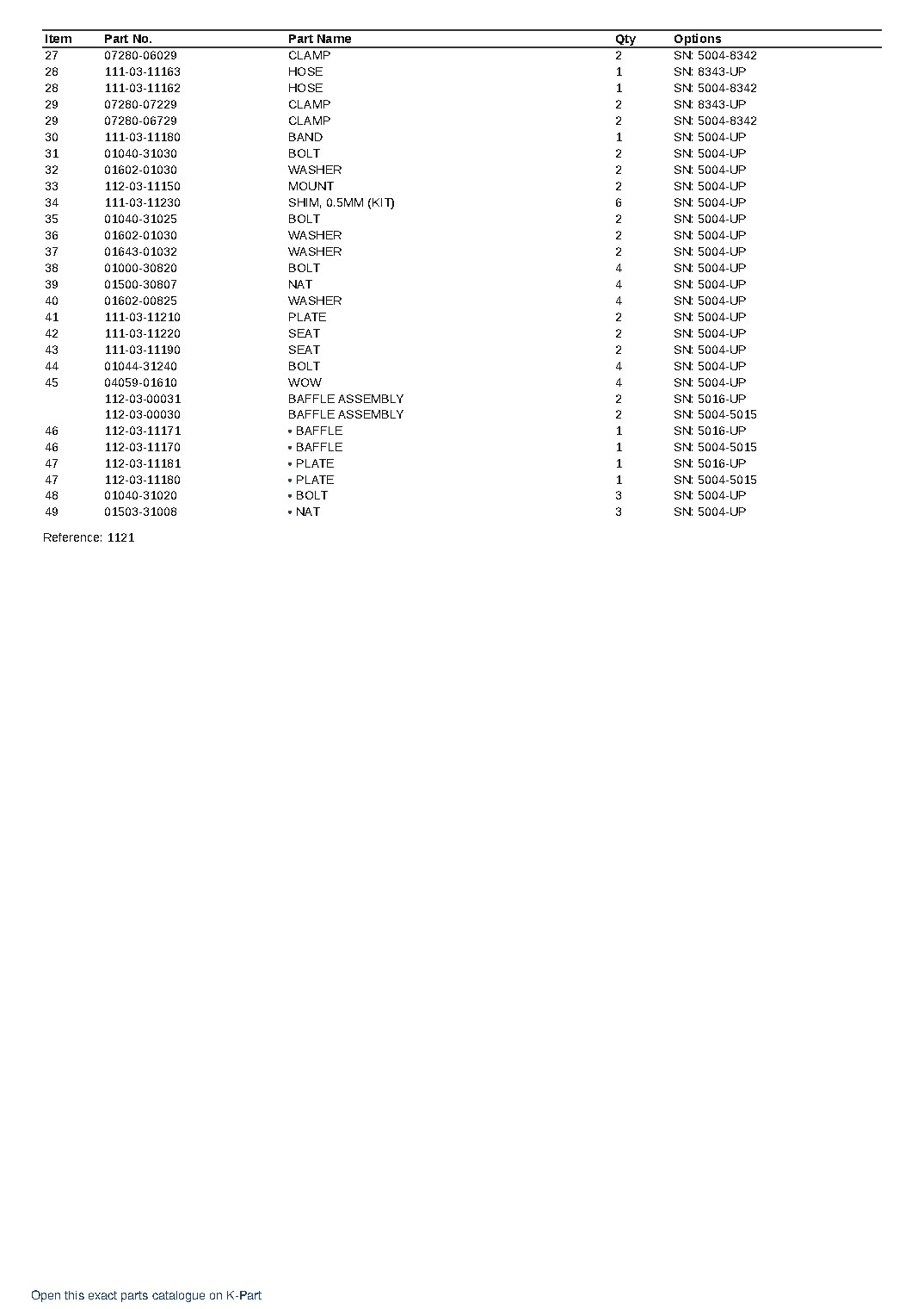 D30A-12 (JPN) CHASSIS ONLY S/N 5004-UP (JAPANESE) – sample page 8