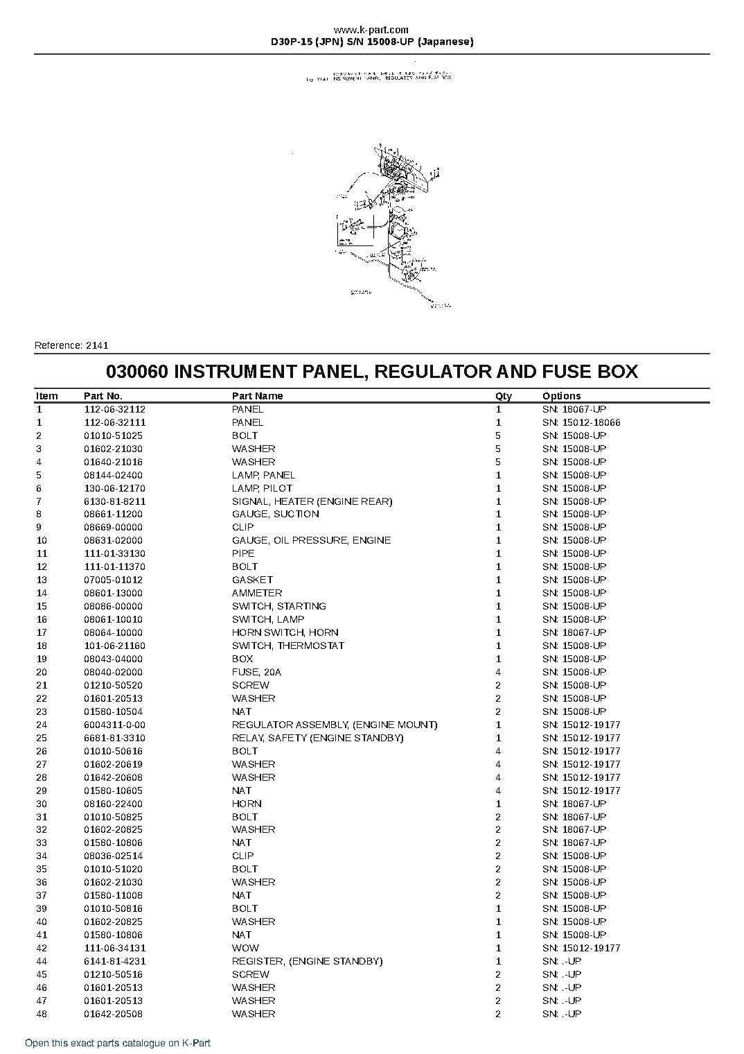 D30P-15 (JPN) S/N 15008-UP (Japanese) – sample page 8 D30P-15 (JPN) S/N 15008-UP (Japanese) – sample page 8