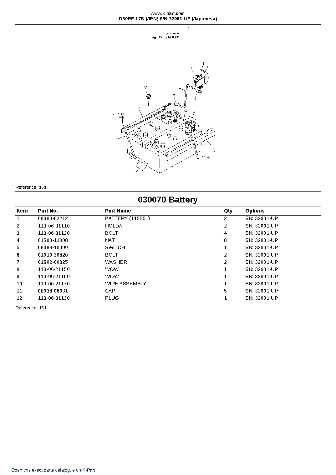 D30PF-17B (JPN)  S/N 32001-UP (Japanese) – sample page 10