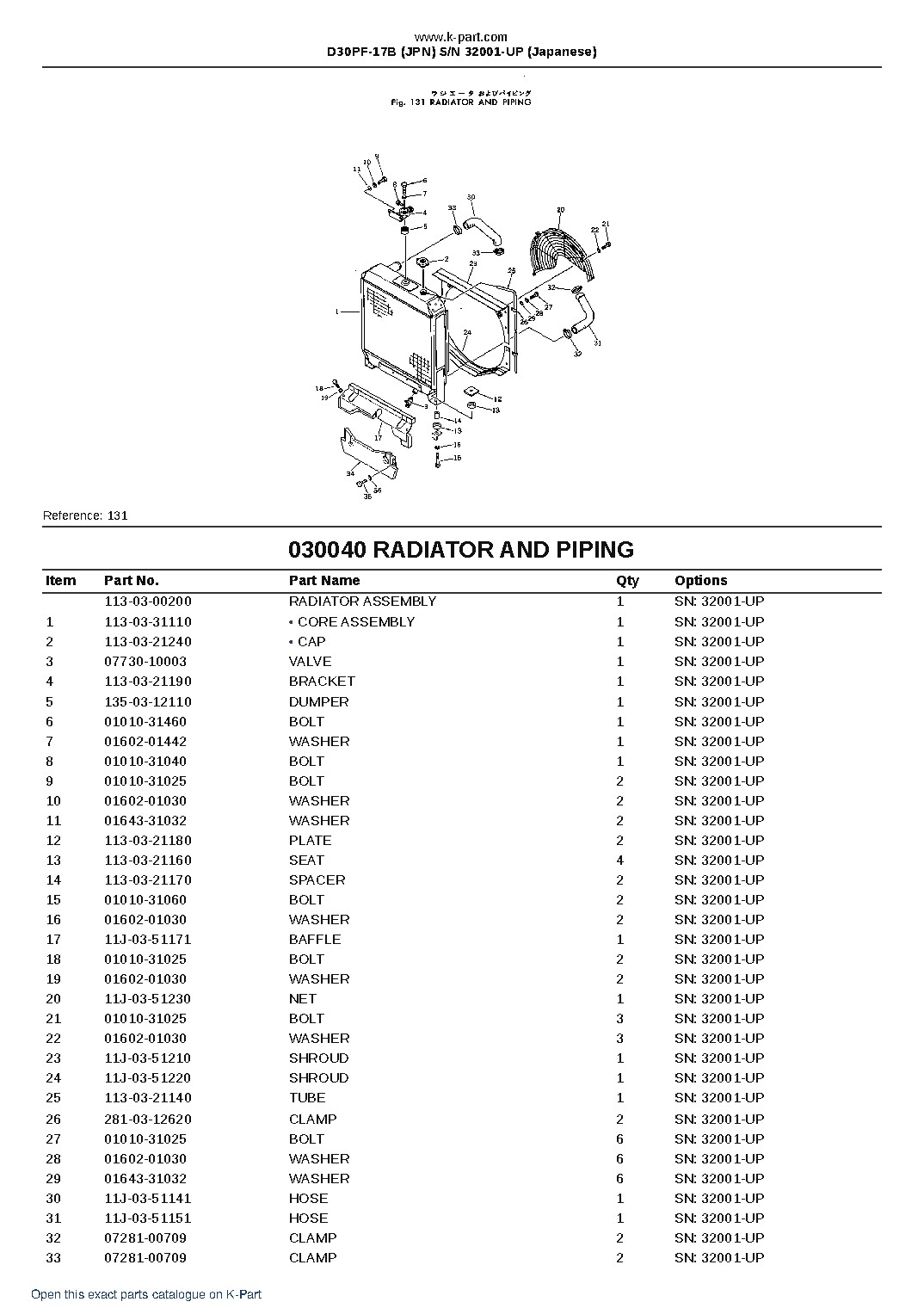 D30PF-17B (JPN)  S/N 32001-UP (Japanese) – sample page 6