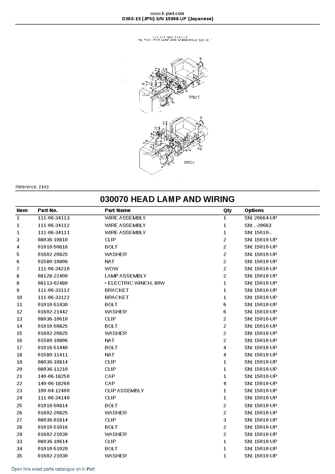 D30S-15 (JPN) S/N 15008-UP (Japanese) – sample page 10 D30S-15 (JPN) S/N 15008-UP (Japanese) – sample page 10