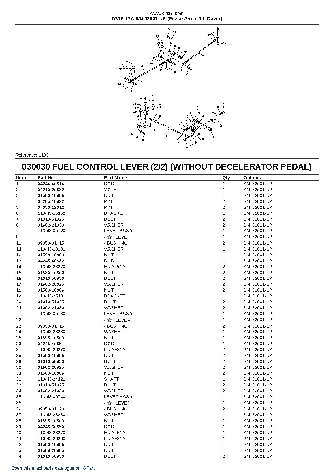 D31P-17A S/N 32001-UP (Power Angle Tilt Dozer) – sample page 4 D31P-17A S/N 32001-UP (Power Angle Tilt Dozer) – sample page 4