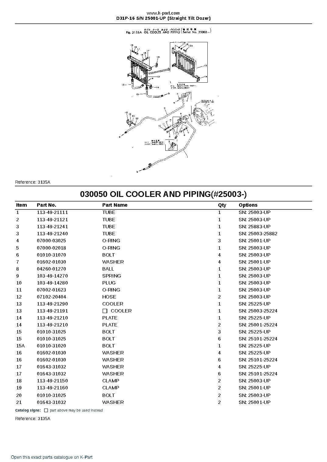 D31P-16 S/N 25001-UP (Straight Tilt Dozer) – sample page 7