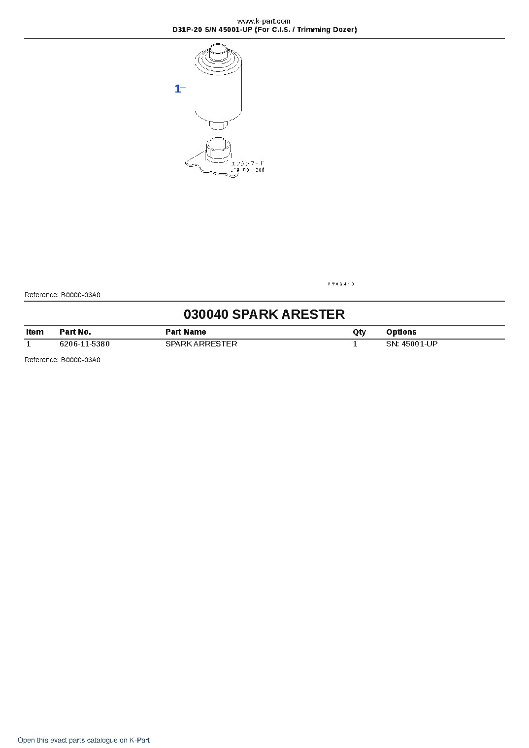 D31P-20 S/N 45001-UP (For C.I.S. / Trimming Dozer) – sample page 4