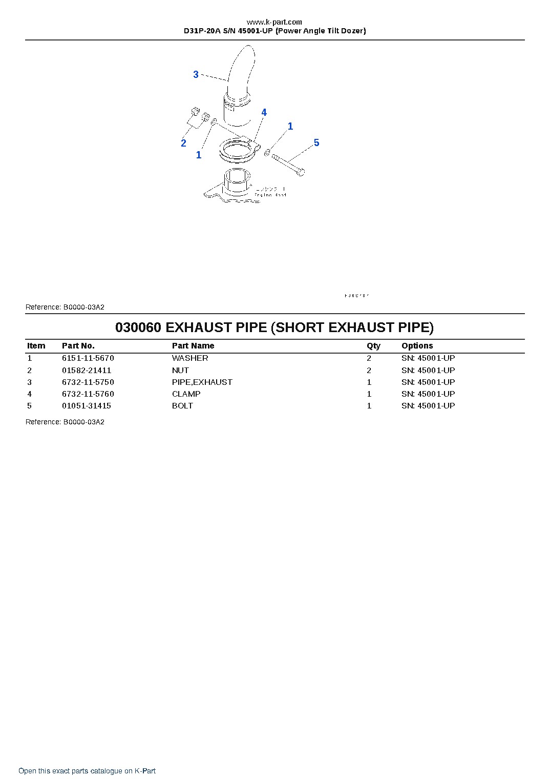 D31P-20A S/N 45001-UP (Power Angle Tilt Dozer) – sample page 6