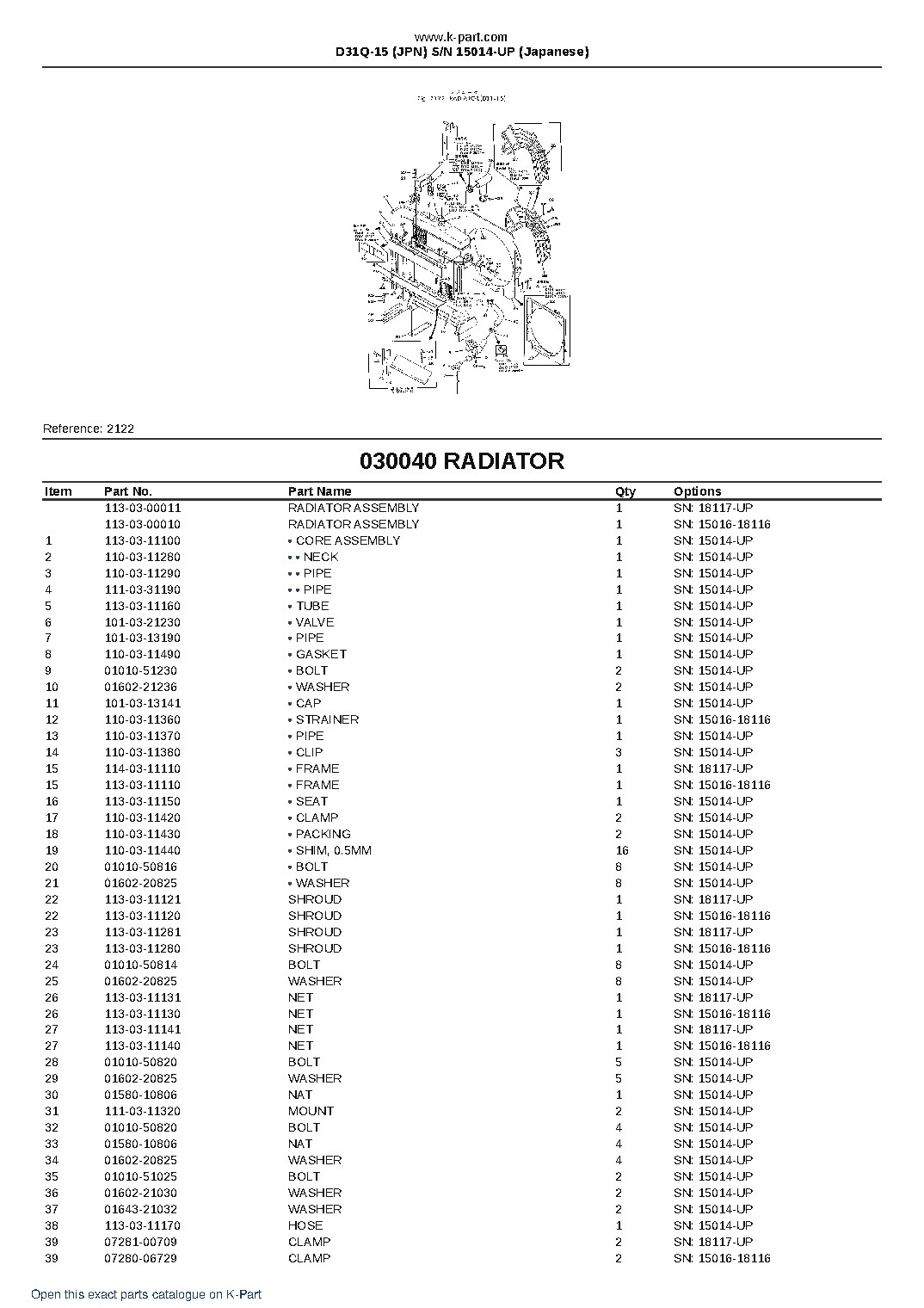 D31Q-15 (JPN)  S/N 15014-UP (Japanese) – sample page 5