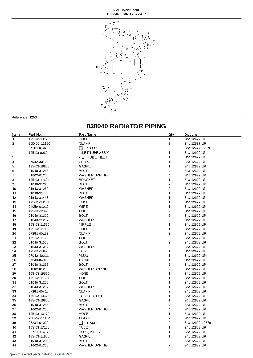 D355A-5 S/N 12622-UP – sample page 6 D355A-5 S/N 12622-UP – sample page 6
