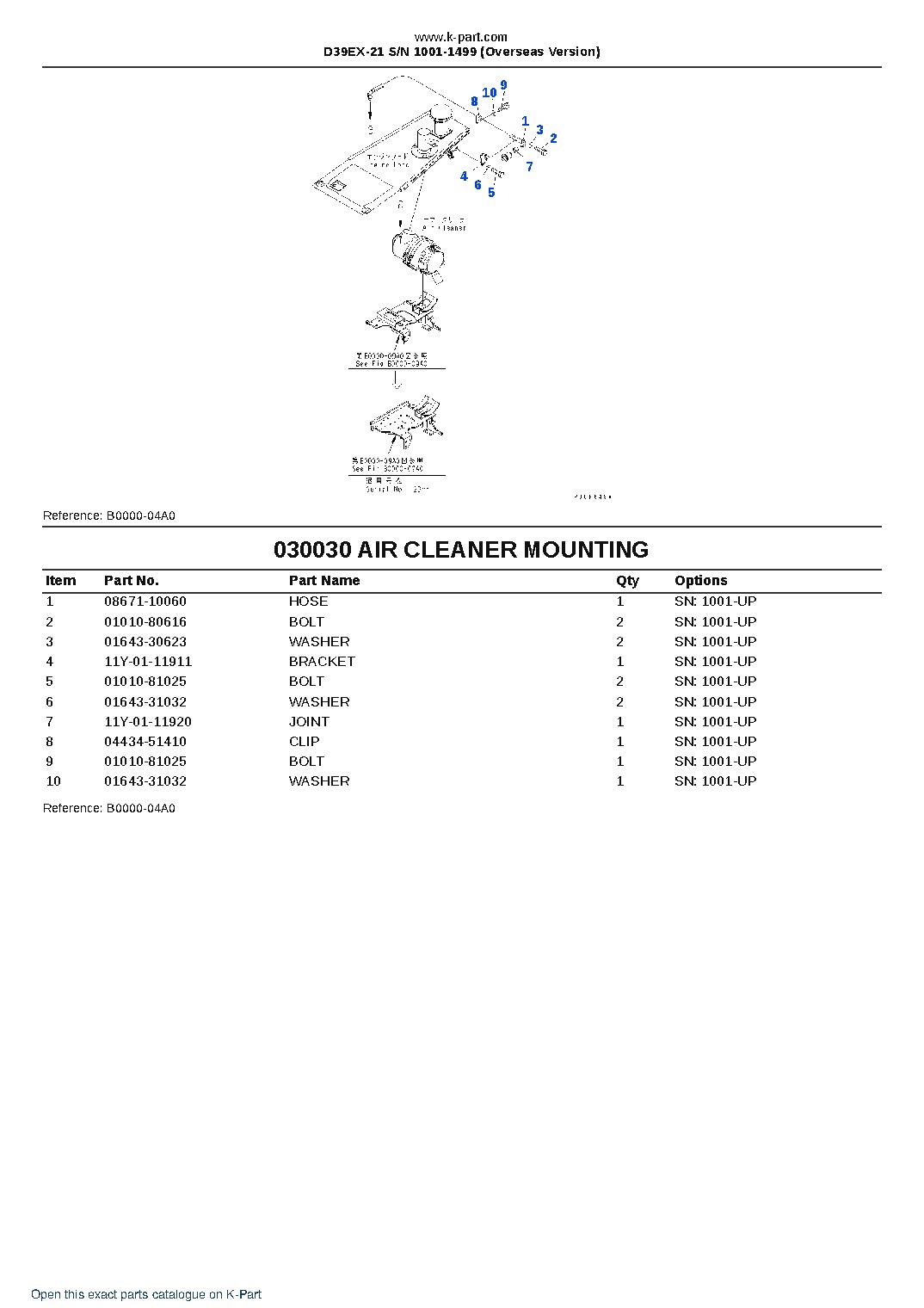 D39EX-21 S/N 1001-1499 (Overseas Version) – sample page 4
