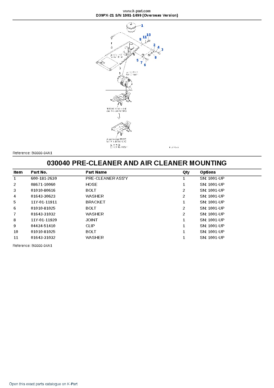 D39PX-21 S/N 1001-1499 (Overseas Version) – sample page 5
