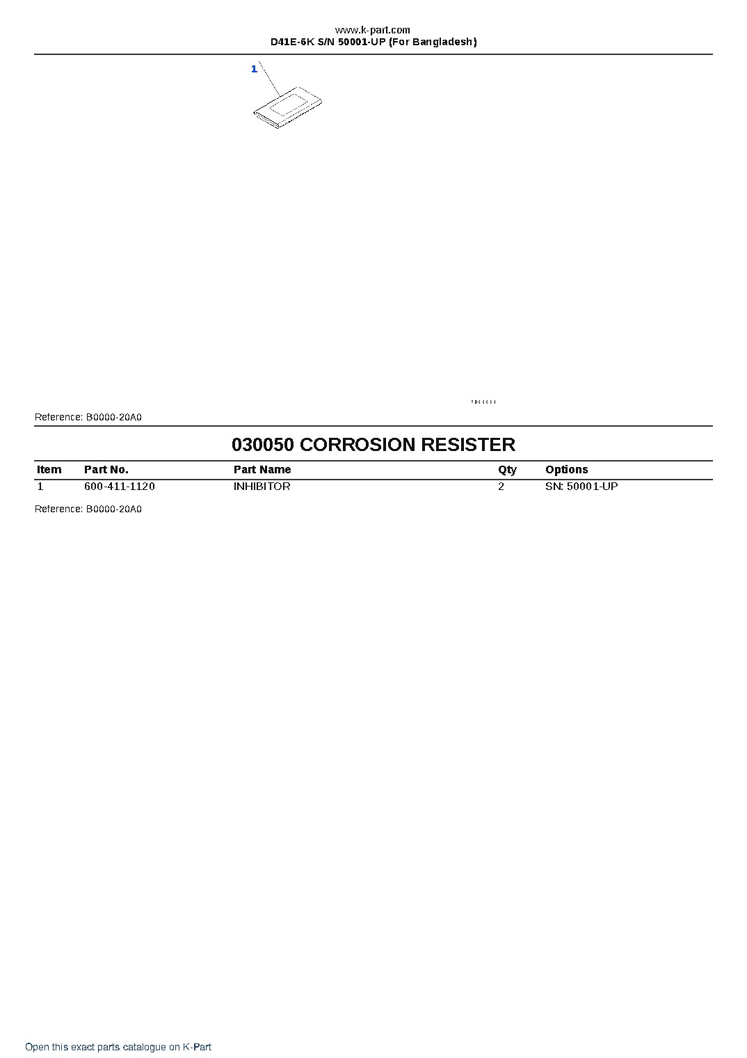 D41E-6K S/N 50001-UP (For Bangladesh) – sample page 6 D41E-6K S/N 50001-UP (For Bangladesh) – sample page 6