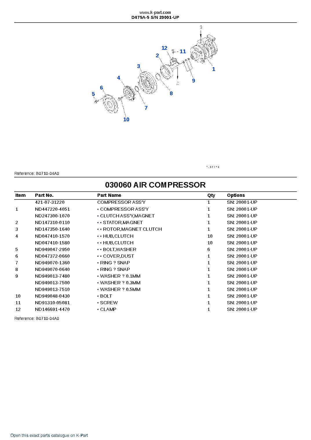 D475A-5 S/N 20001-UP – sample page 8 D475A-5 S/N 20001-UP – sample page 8