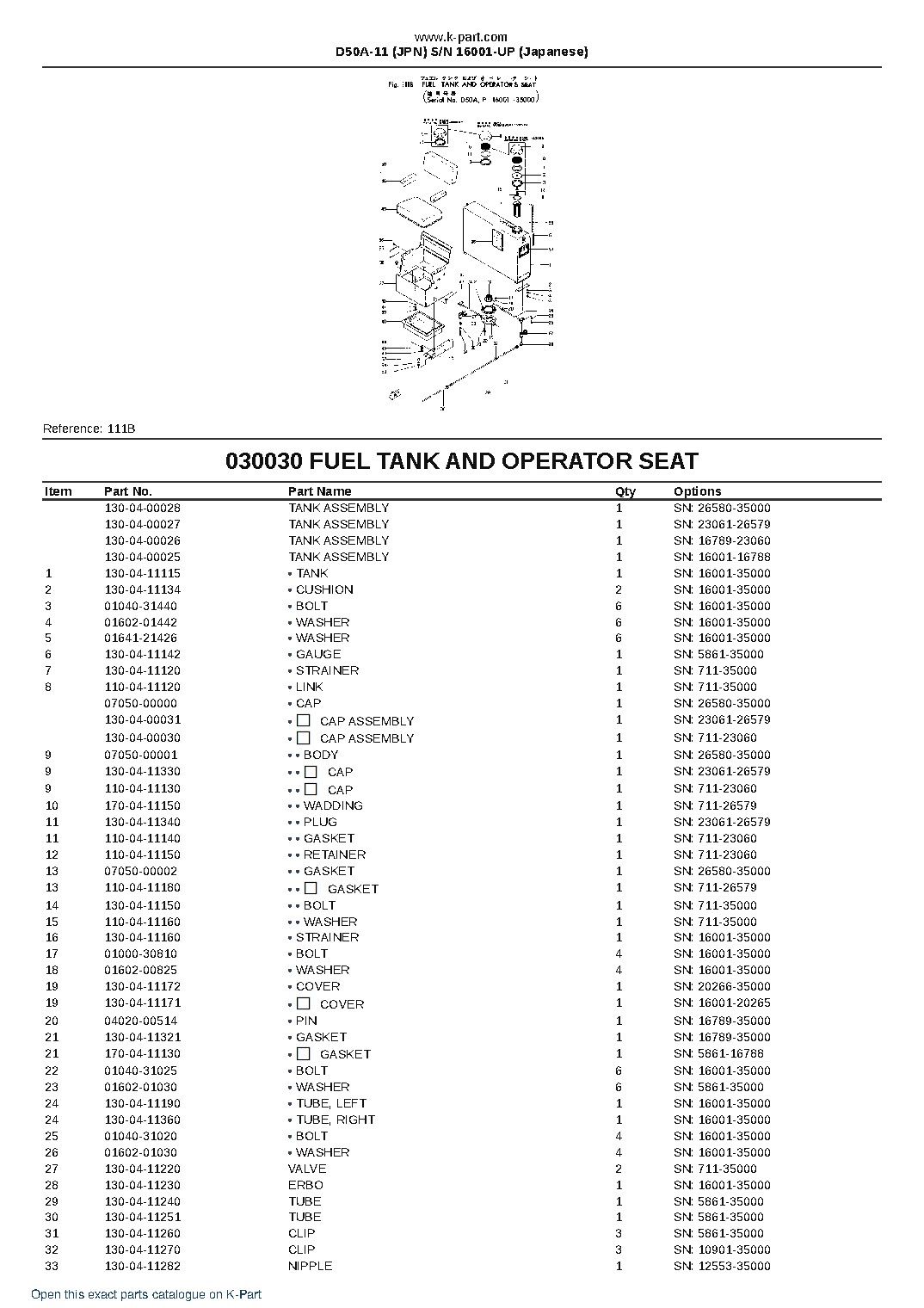 D50A-11 (JPN)  S/N 16001-UP (Japanese) – sample page 4