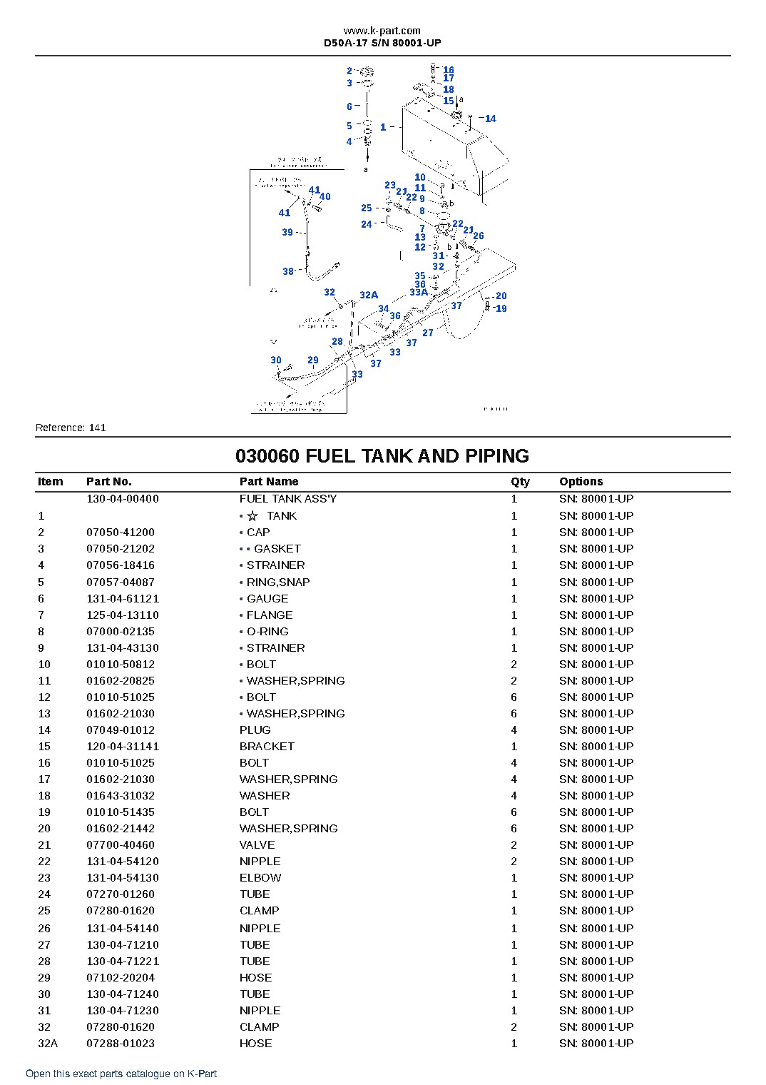 D50A-17 S/N 80001-UP – sample page 10 D50A-17 S/N 80001-UP – sample page 10