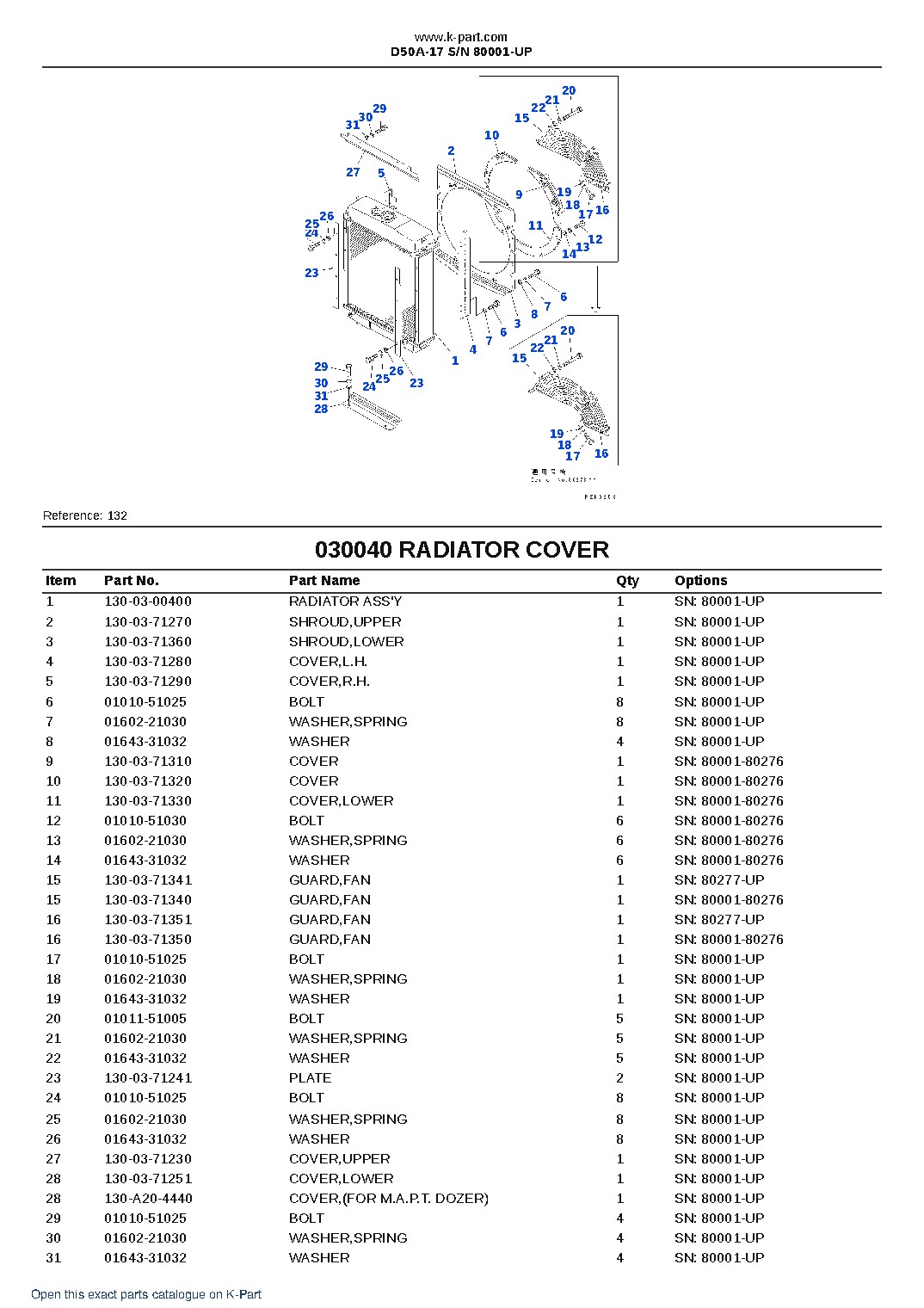 D50A-17 S/N 80001-UP – sample page 6 D50A-17 S/N 80001-UP – sample page 6