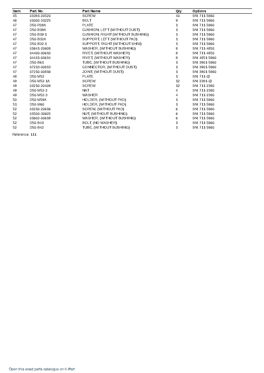 D50P-7 (JPN) CHASSIS ONLY S/N 711-UP (JAPANESE) – sample page 4