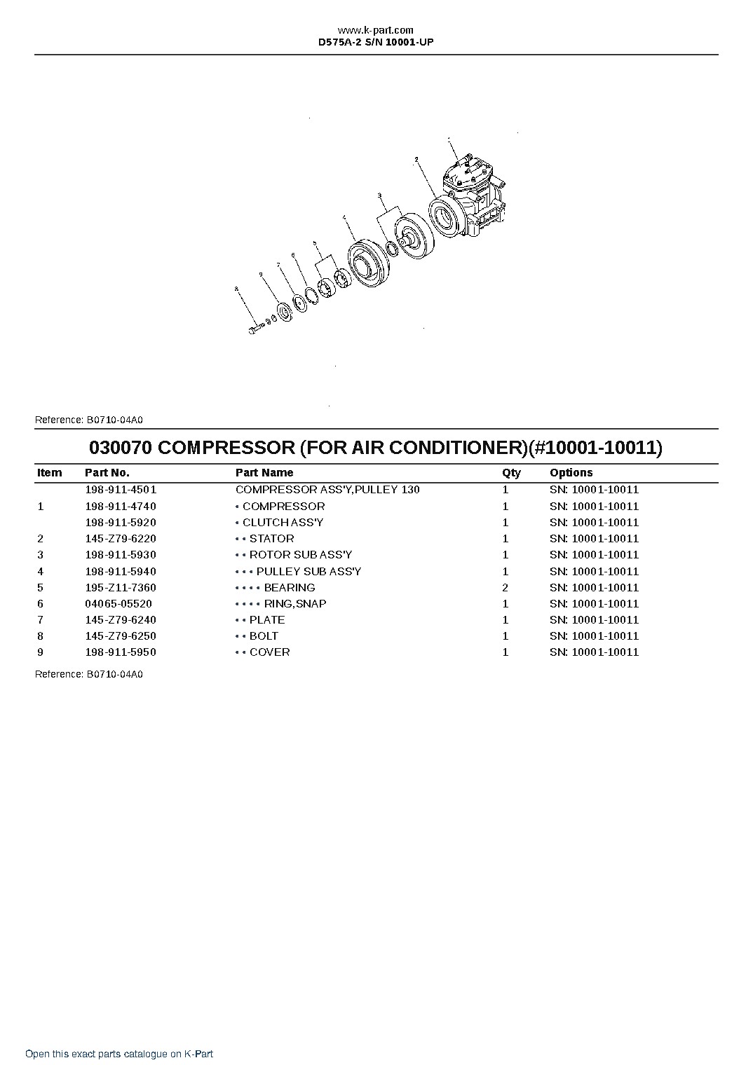 D575A-2 S/N 10001-UP – sample page 9 D575A-2 S/N 10001-UP – sample page 9