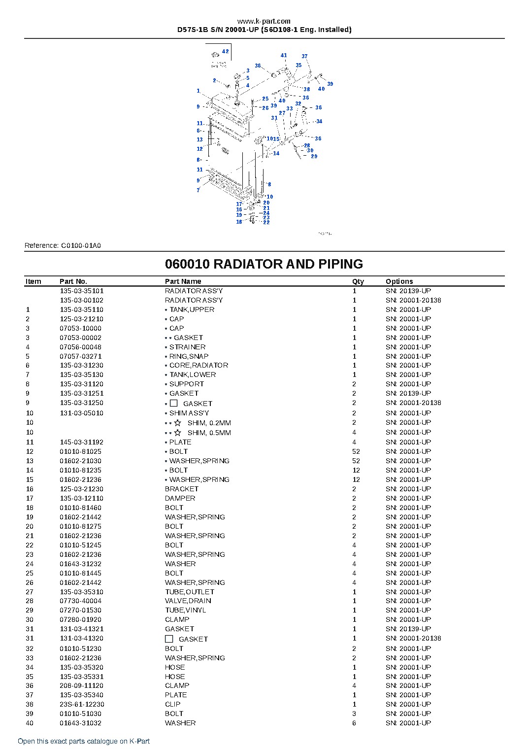 D57S-1B S/N 20001-UP (S6D108-1 Eng. Installed) – sample page 4 D57S-1B S/N 20001-UP (S6D108-1 Eng. Installed) – sample page 4