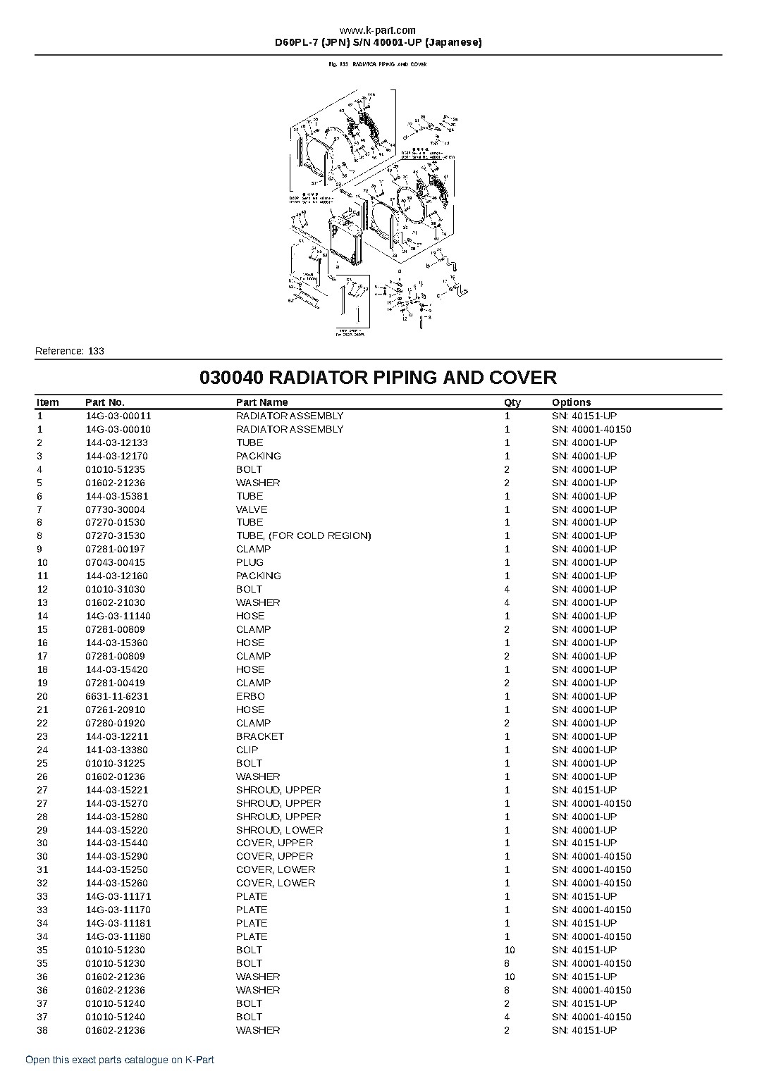 D60PL-7 (JPN)  S/N 40001-UP (Japanese) – sample page 6