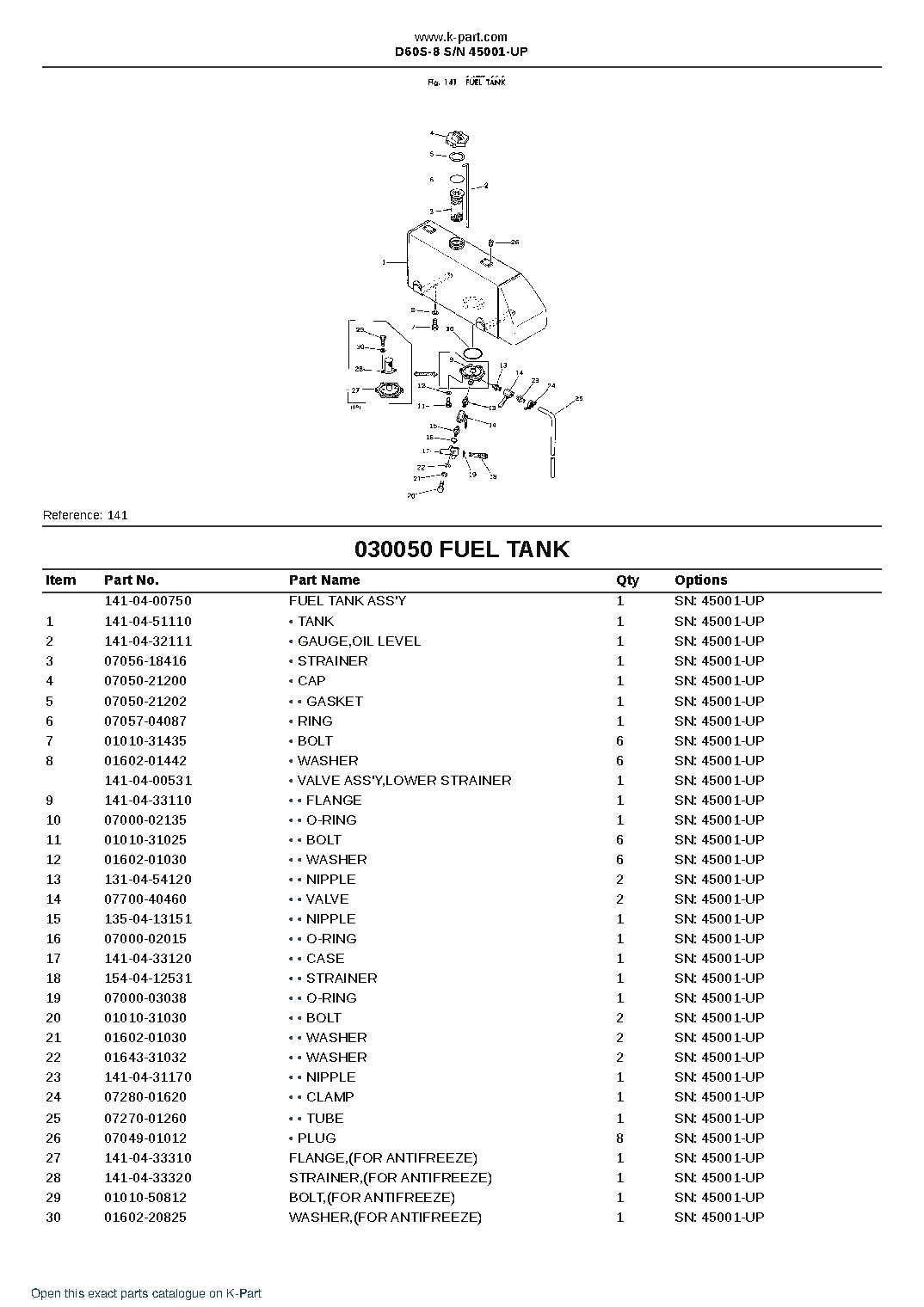 D60S-8 S/N 45001-UP – sample page 8 D60S-8 S/N 45001-UP – sample page 8