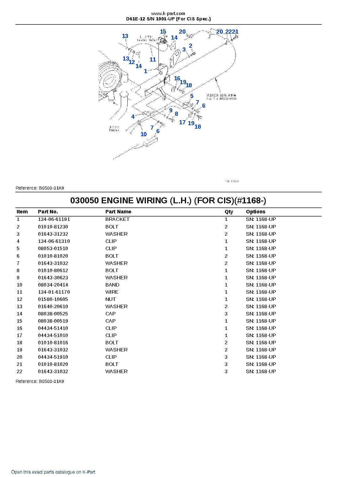 D61E-12 S/N 1001-UP (For CIS Spec.) – sample page 6