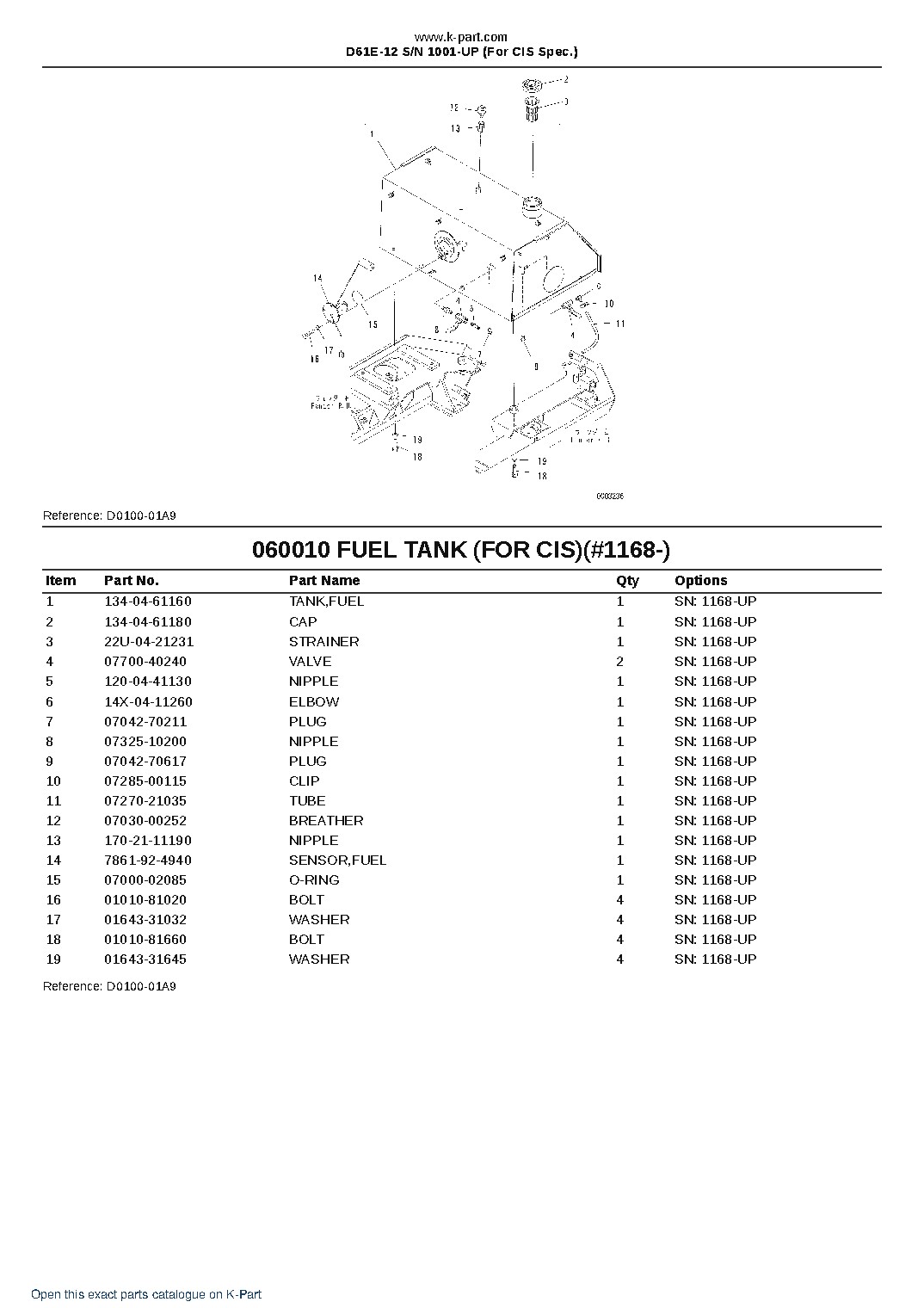 D61E-12 S/N 1001-UP (For CIS Spec.) – sample page 9
