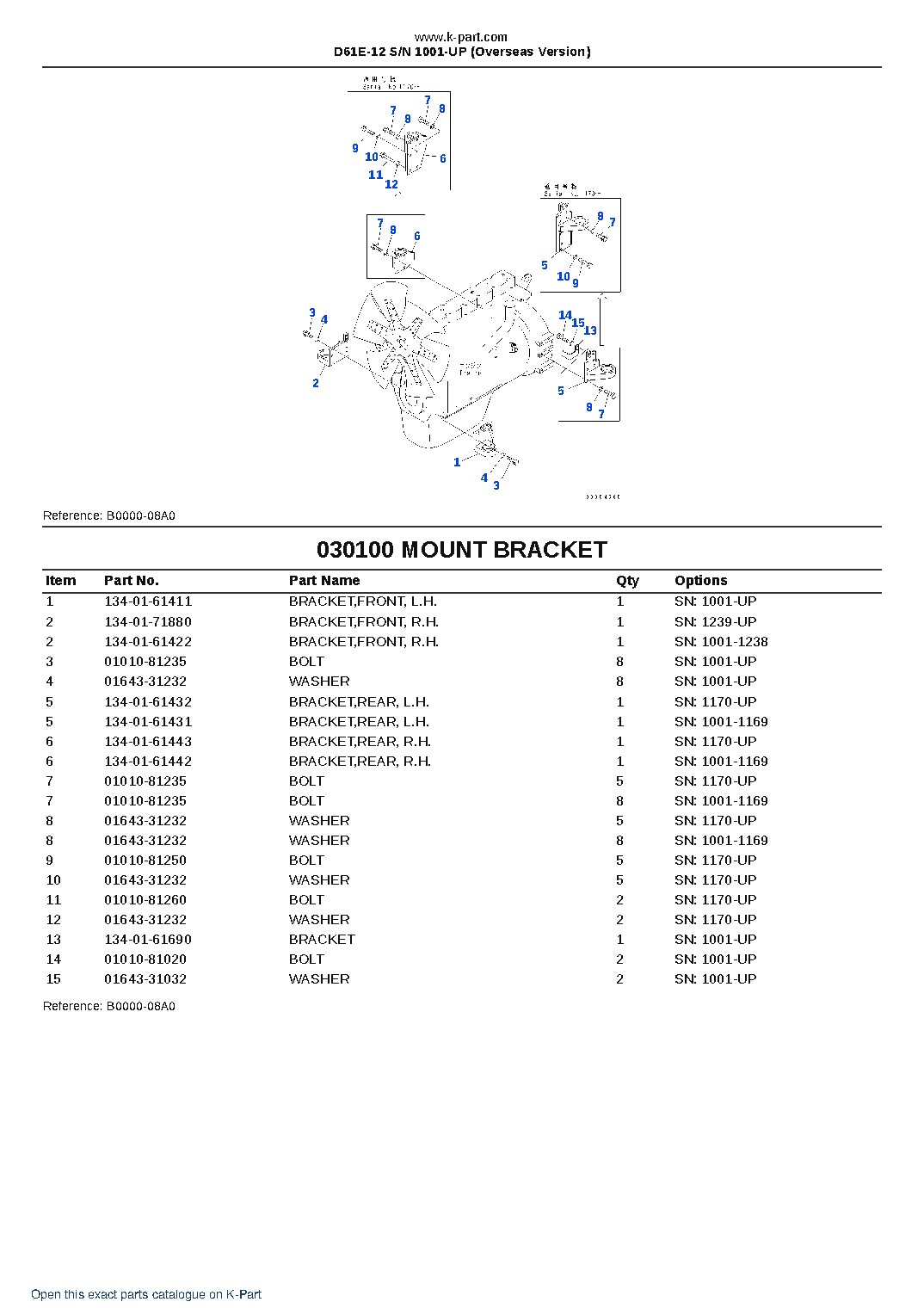 D61E-12 S/N 1001-UP (Overseas Version) – sample page 10 D61E-12 S/N 1001-UP (Overseas Version) – sample page 10