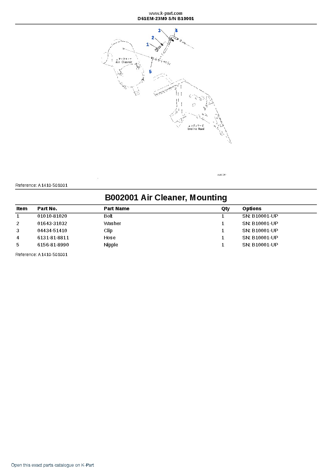 D61EM-23M0 S/N B10001 – sample page 6 D61EM-23M0 S/N B10001 – sample page 6