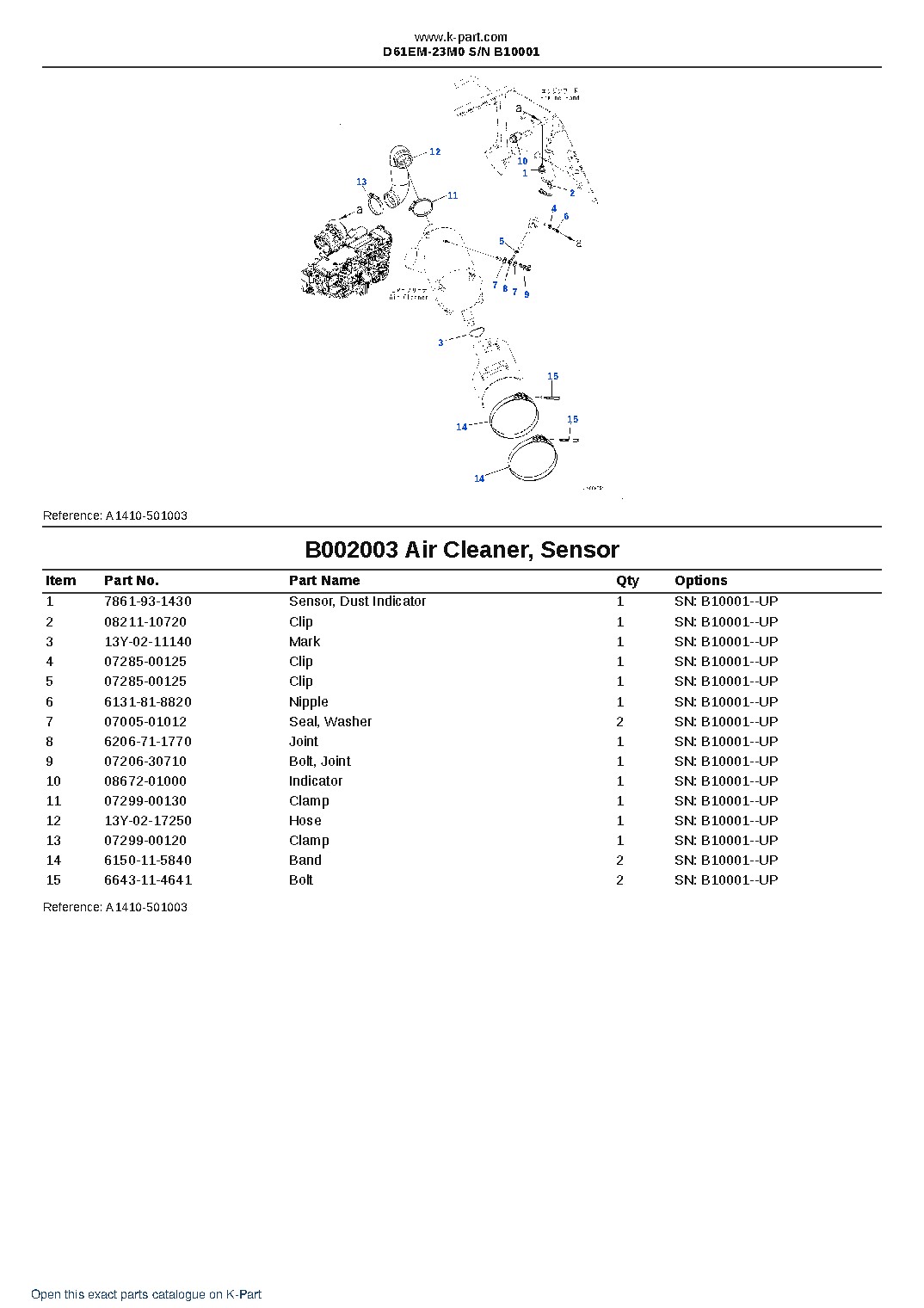 D61EM-23M0 S/N B10001 – sample page 8 D61EM-23M0 S/N B10001 – sample page 8