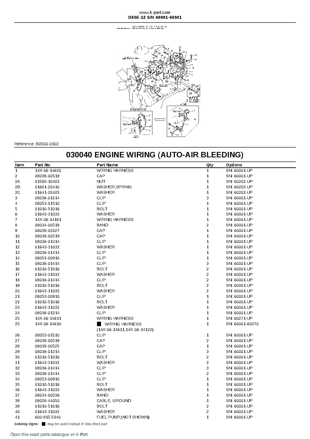 D65E-12 S/N 60001-60941 – sample page 5
