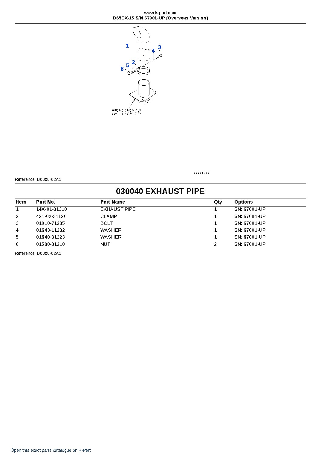 D65EX-15 S/N 67001-UP (Overseas Version) – sample page 4