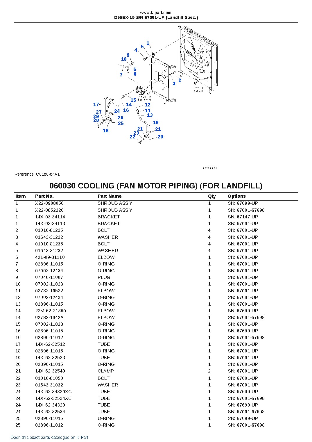D65EX-15 S/N 67001-UP (Landfill Spec.) – sample page 10 D65EX-15 S/N 67001-UP (Landfill Spec.) – sample page 10