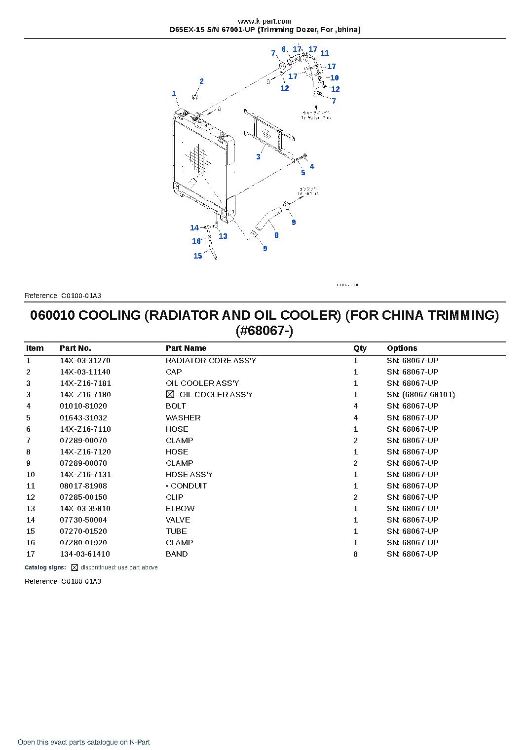 D65EX-15 S/N 67001-UP (Trimming Dozer, For ‚bhina) – sample page 8 D65EX-15 S/N 67001-UP (Trimming Dozer, For ‚bhina) – sample page 8