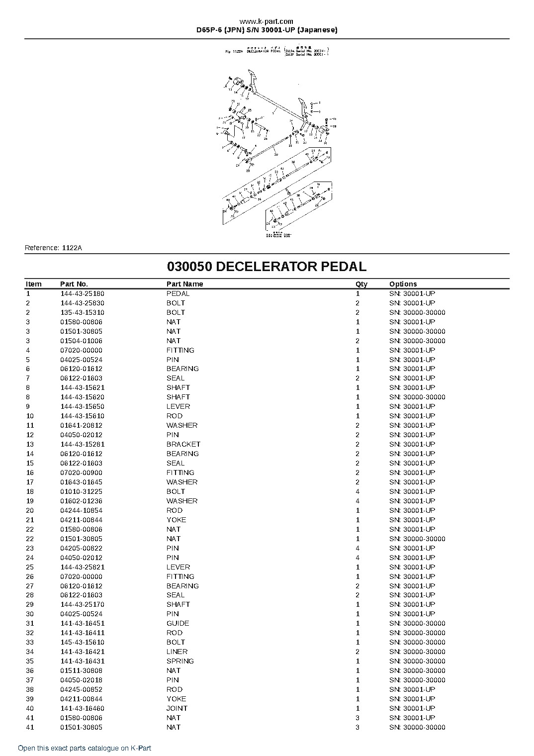 D65P-6 (JPN)  S/N 30001-UP (Japanese) – sample page 7