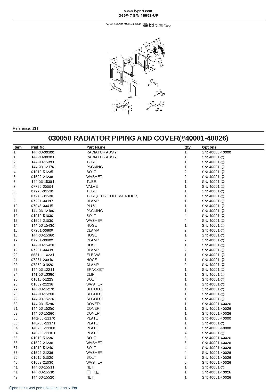 D65P-7 S/N 40001-UP – sample page 8 D65P-7 S/N 40001-UP – sample page 8
