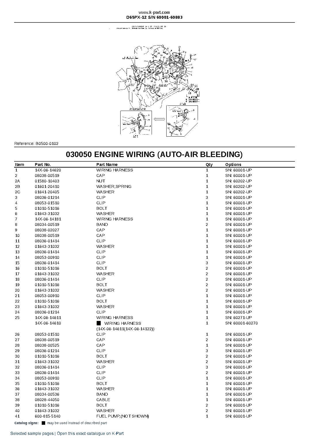 D65PX-12 S/N 60001-60883 – sample page 5