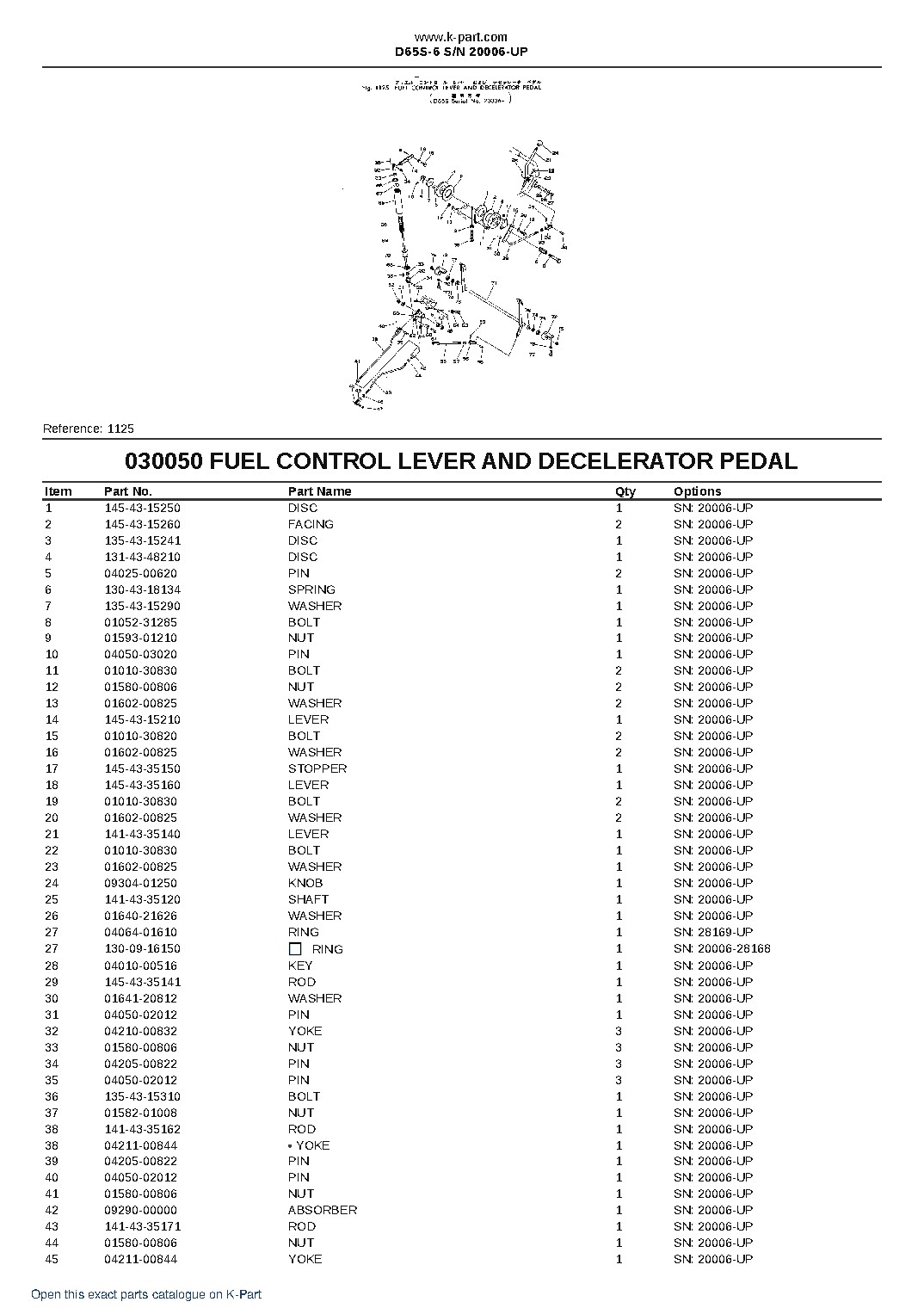 D65S-6 S/N 20006-UP – sample page 6 D65S-6 S/N 20006-UP – sample page 6