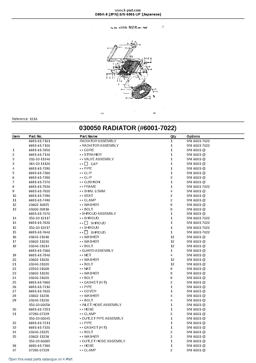 D80A-8 (JPN)  S/N 6001-UP (Japanese) – sample page 8