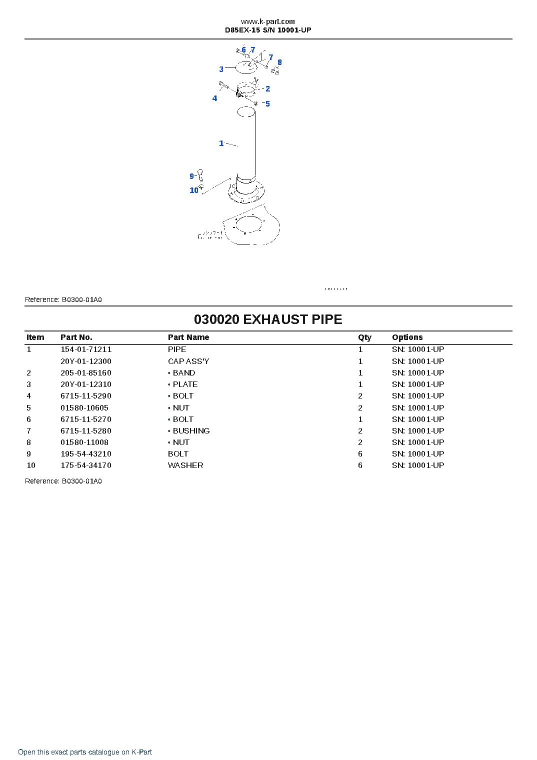 D85EX-15 S/N 10001-UP – sample page 2