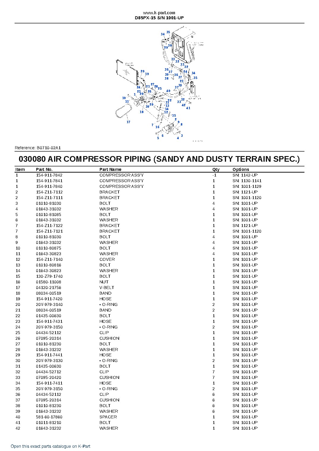 D85PX-15 S/N 1001-UP – sample page 10