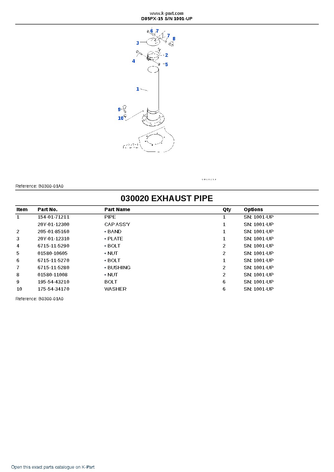 D85PX-15 S/N 1001-UP – sample page 2