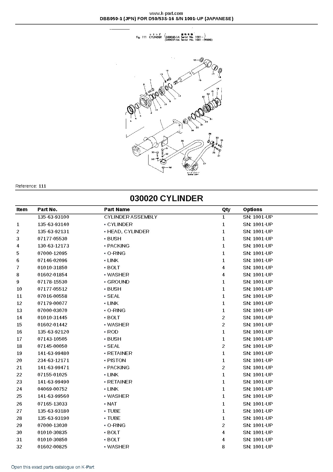 DBB050-1 (JPN) FOR D50/53S-16 S/N 1001-UP (JAPANESE) – sample page 3