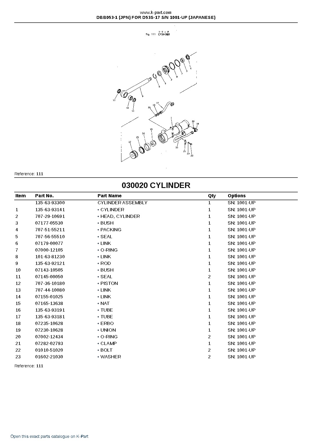 DBB053-1 (JPN) FOR D53S-17 S/N 1001-UP (JAPANESE) – sample page 3